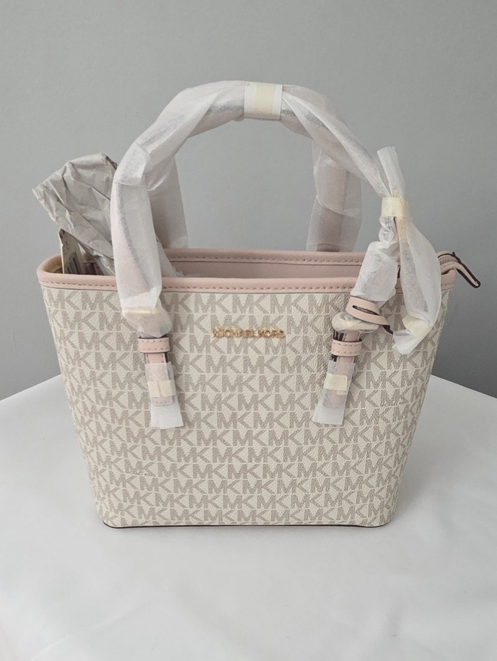 Michael Kors, Jet Set Travel Tote, Powder/Blush Vanilla